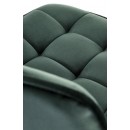 Стул барный HALMAR H120 темно-зеленый/золотой